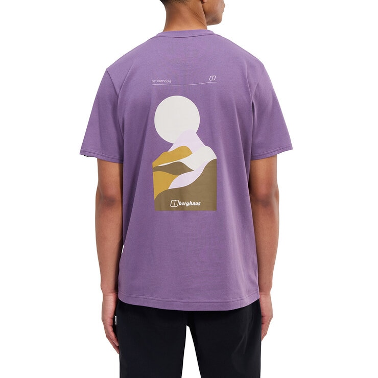 Berghaus Men's Logo Tee in Purple