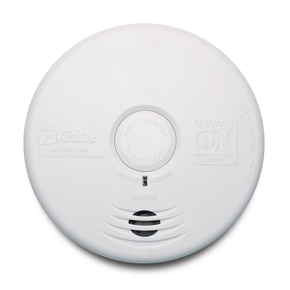 Cut out image of alarm on white background
