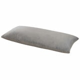 Sable Body Pillow in Grey, 50 x 122 cm