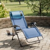 Lifestyle image of the Zero Gravity Lounger reclined Lifestyle image of the Zero Gravity Lounger reclined
