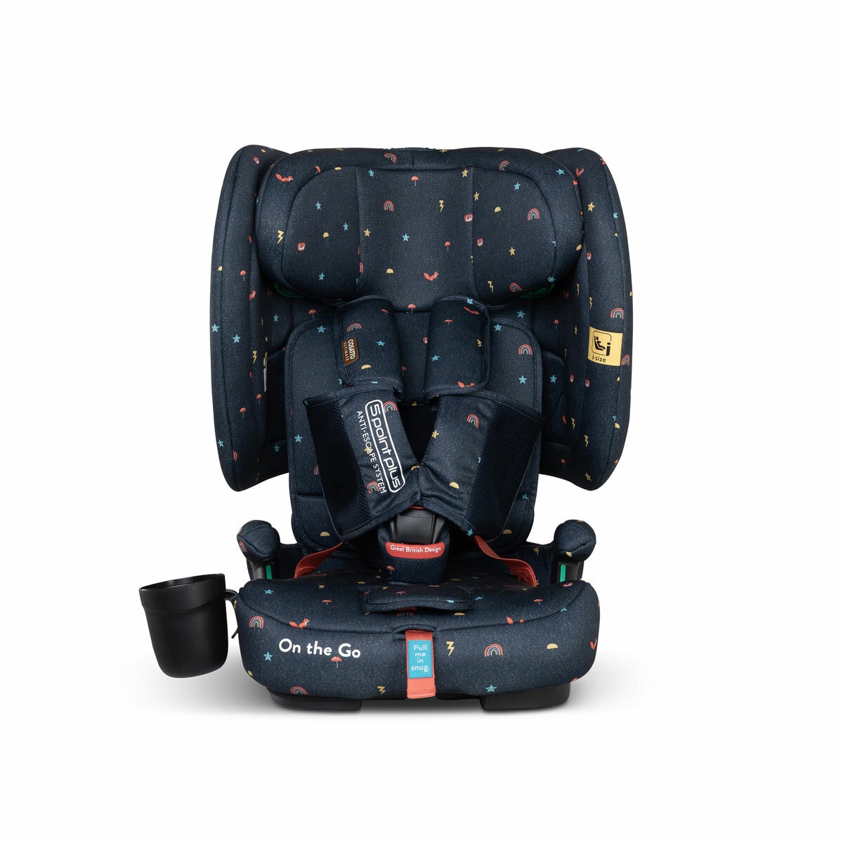 Cosatto On The Go i-Size Travel Car Seat in 4 Designs