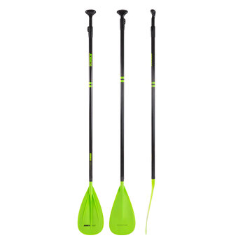 Jobe 3 Piece Fusion Stick SUP Paddle in Lime Green
