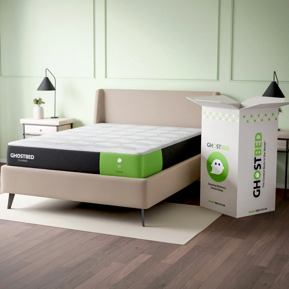 GhostBed Classic Memory Foam Mattress in 4 Sizes - Picture 10 of 40