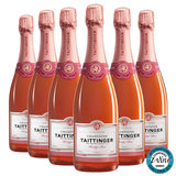 Taittinger Brut Prestige Rosé NV Champagne, 6 x 75cl
