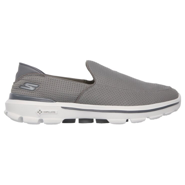 Skechers GOwalk 3 Unfold Men�s Shoes in Grey Costco UK Skechers GOwalk 3 Unfold Men�s Shoes in Grey Costco UK