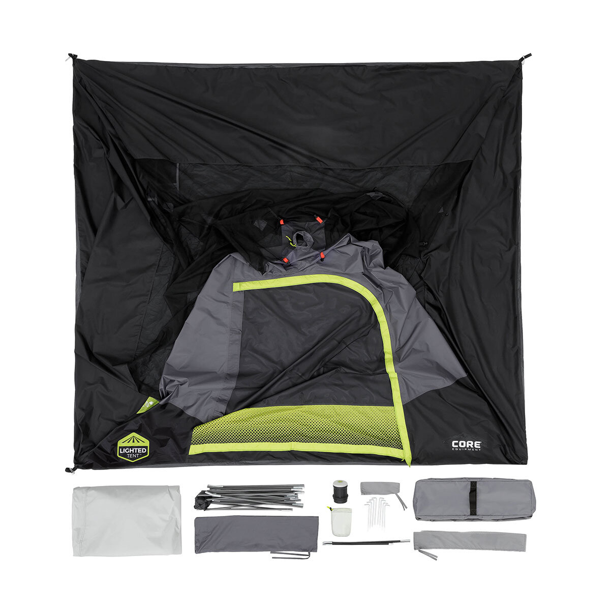 CORE Lighted Dome Tent, 6 Person | Costco UK