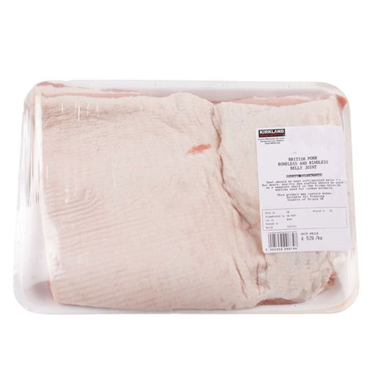 Kirkland Signature Pork Belly Joint