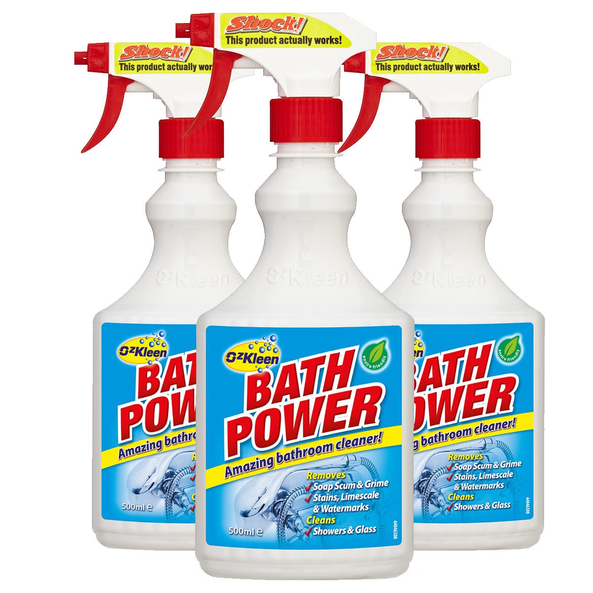 Ozkleen Bath Power, 3 x 500ml