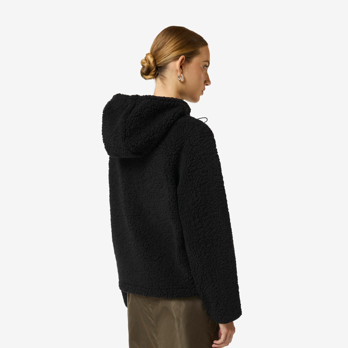 Hunter Women's Highland Hooded Fleece in Black Hunter Women's Highland Hooded Fleece in Black