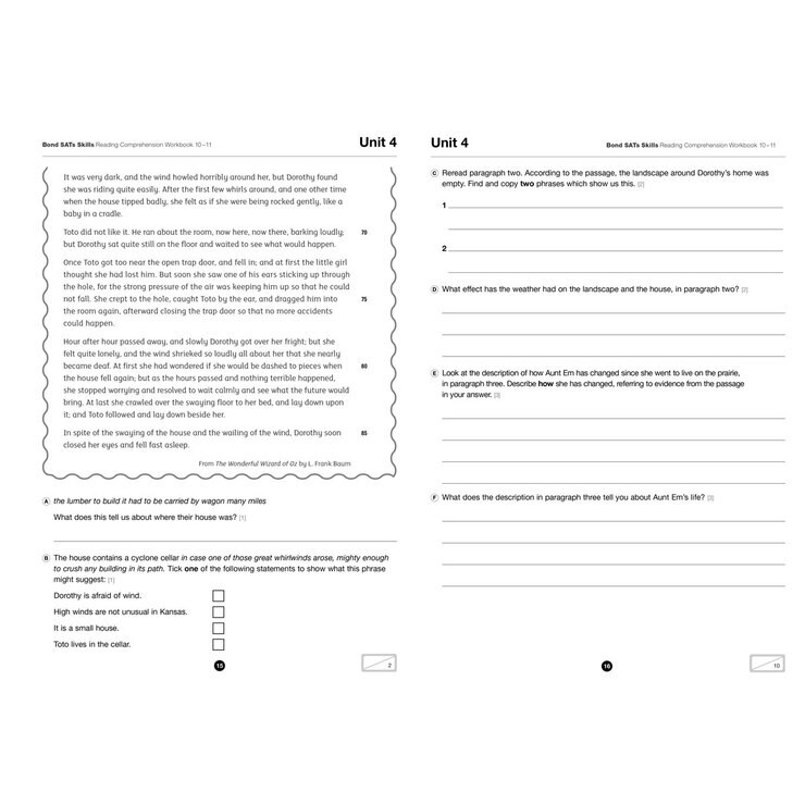 Bond SATs Skills 6 Work Book Pack, KS2 Year 6 Ages 10-11 Bond SATs Skills 6 Work Book Pack, KS2 Year 6 Ages 10-11