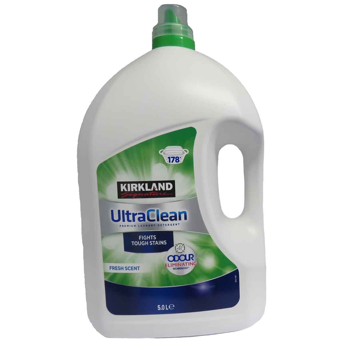 Kirkland Signature Ultra Clean Bio Laundry Liquid, 5L (178 Wash)