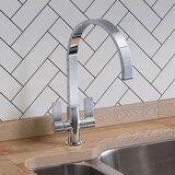 Lifestyle image of tap in kitchen setting