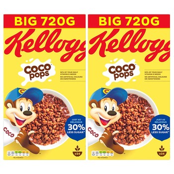 Kellogg's Coco Pops, 2 x 720g