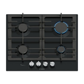 Bosch Series 6, PCP6A6I90, Enamel Gas Hob in Black