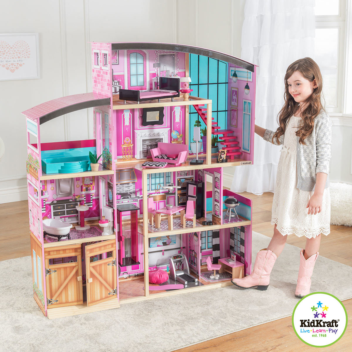 kid craft doll house