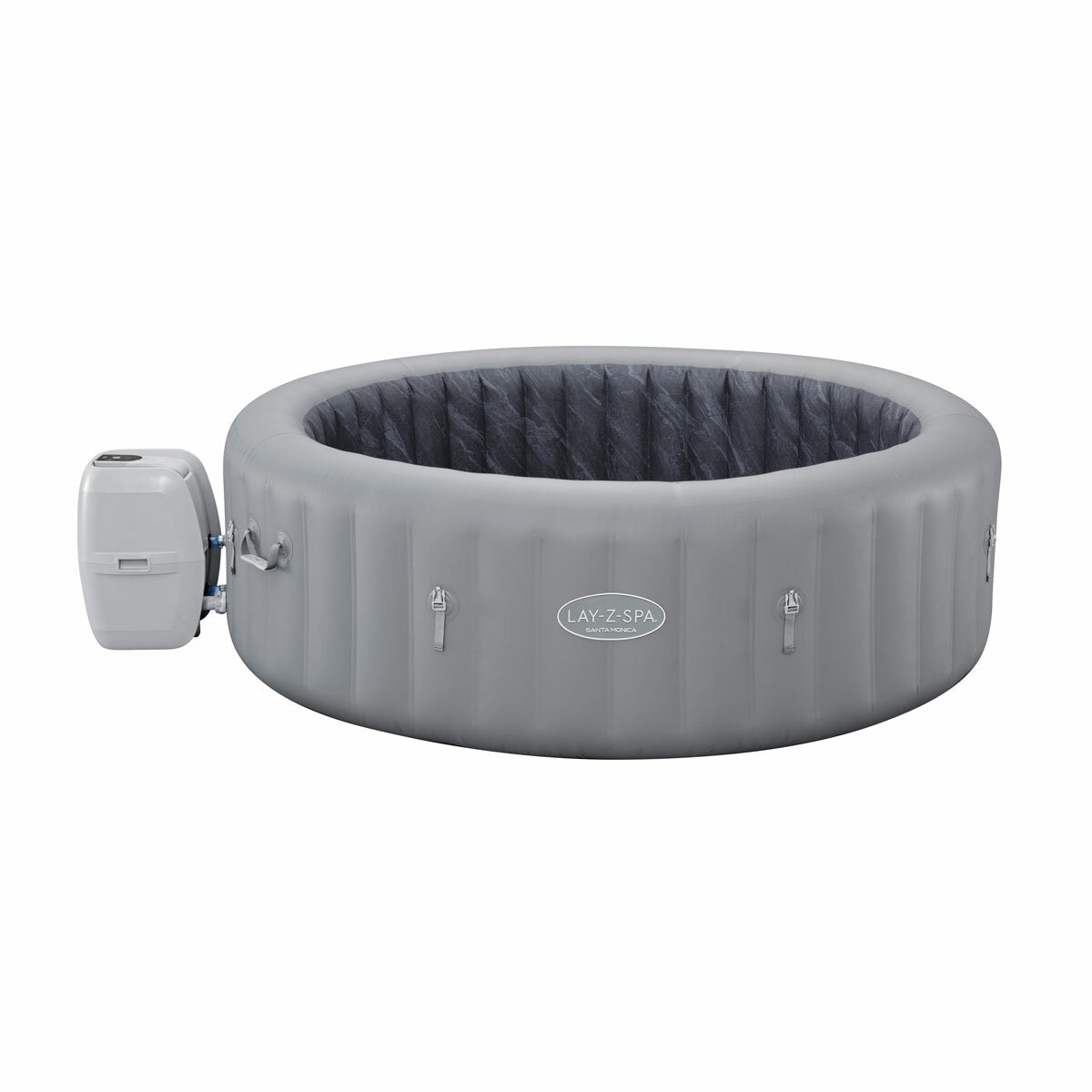 Lay-Z-Spa Santa Monica 180 Jet Inflatable 7 Person Hot Tub
