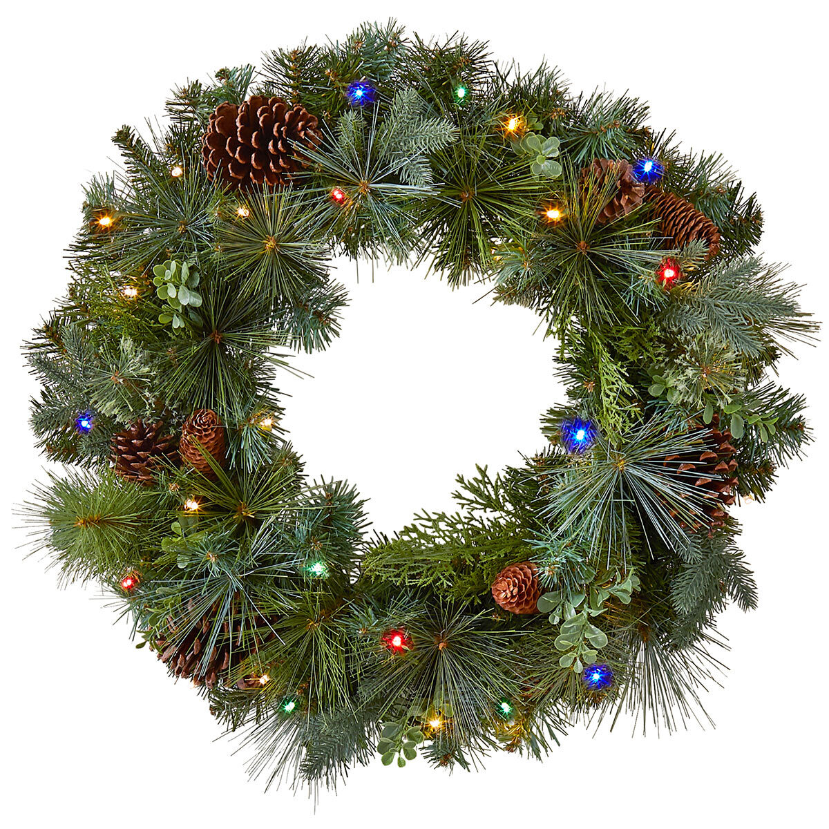 Buy 24" Greenery Wreath Close-Up1 Image at Costco.co.uk