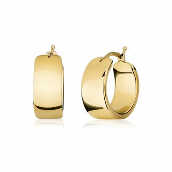 14ct Yellow Gold Hoop Earrings