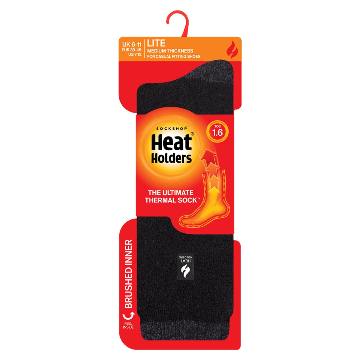 Heat Holders Men's Lite Thermal Socks 3 Pack