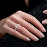 1.00ctw Round Brilliant Cut Diamond Ring, Platinum