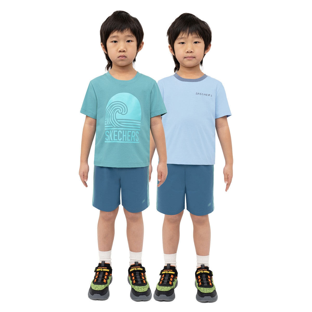 Skechers Kids Short & Tee, 3 Piece Set