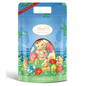 Lindt Milk Chocolate Easter Selection Pouch, 400g