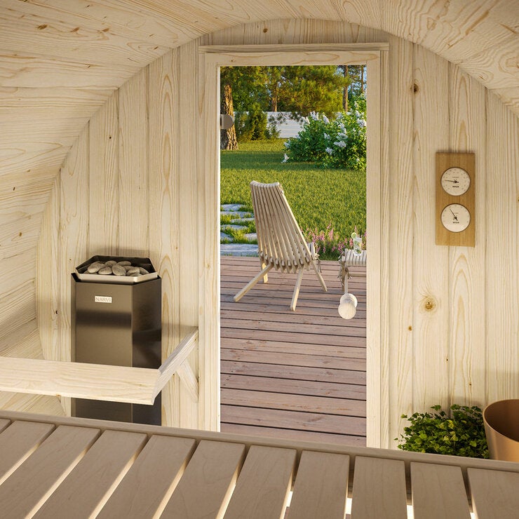 Barrel sauna 200x160 Barrel sauna 200x160