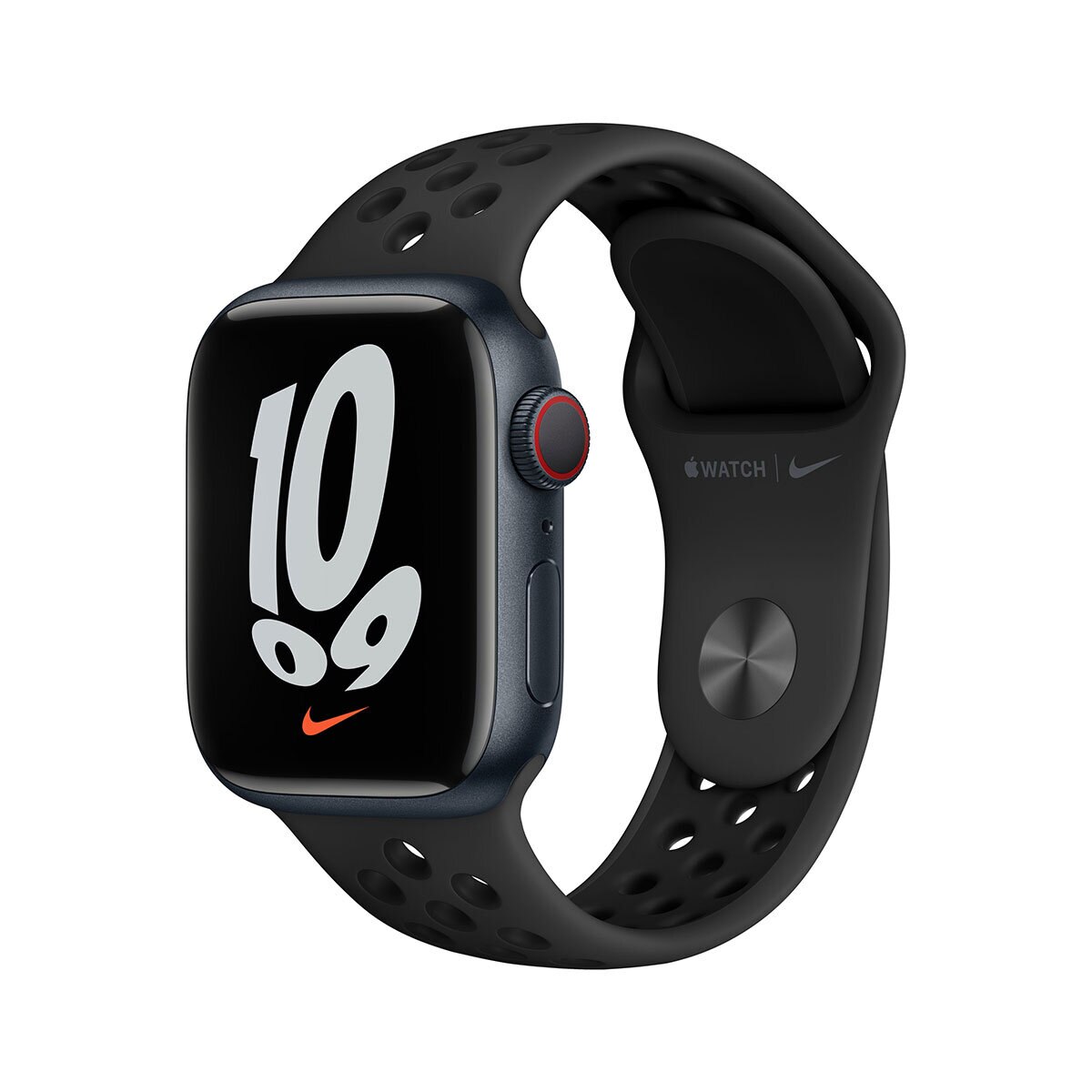 Apple Watch Nike Series 7 GPS + Cellular, 41mm Midnight Aluminium
