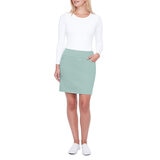 SC&CO Ladies Denim Skort in Sage