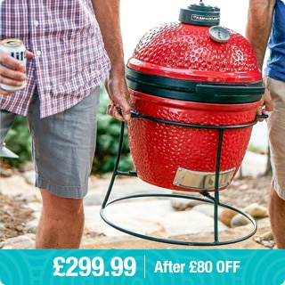 Kamado Joe Junior Ceramic Charcoal Barbecue Grill