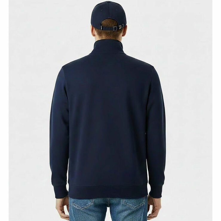Jack Wills Men's Barchester 1/4 Zip Sweatshirt in Navy