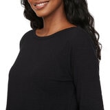 Kirkland Signature Ladies Boatneck Tee in Black