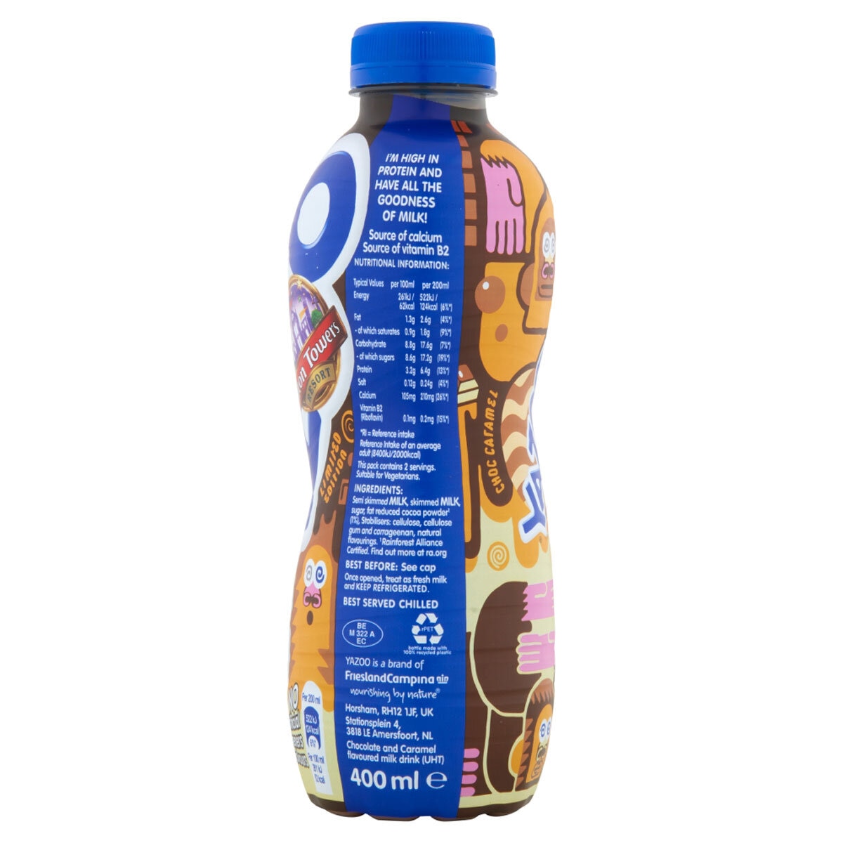 side of bottle