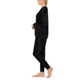 Carole Hochman Ladies Lounge Set in Black, Large