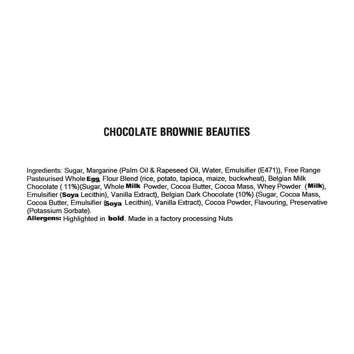Heavenly Bakes Belgian Chocolate Brownie Beauties, 20 x 70g