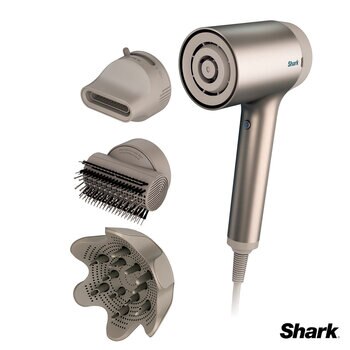 Shark Style iQ 1600W Ionic Hair Dryer Bundle, HD120SLUKCO