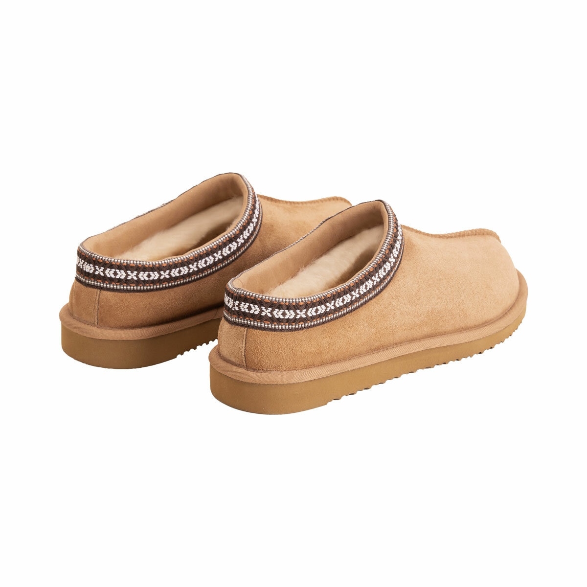 Kirkland Signature Unisex Shearling Slipper In Chestnut