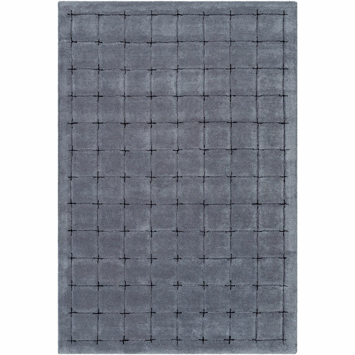 Livabliss Brook Grey Wool Rug, In 2 Sizes Livabliss Brook Grey Wool Rug, In 2 Sizes