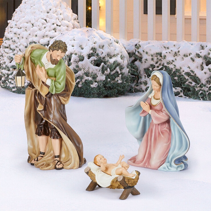 Buy Outdoor Holy Family 4 Piece Set Lifestyle Image at Costco.co.uk Buy Outdoor Holy Family 4 Piece Set Lifestyle Image at Costco.co.uk