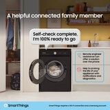 Samsung Series 7 WW90DB7U94GBU1, 9kg Smart Washing Machine, A Rated in Black