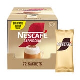 Nescafe Cappuccino Unsweetened Sachets, 72 x 18g