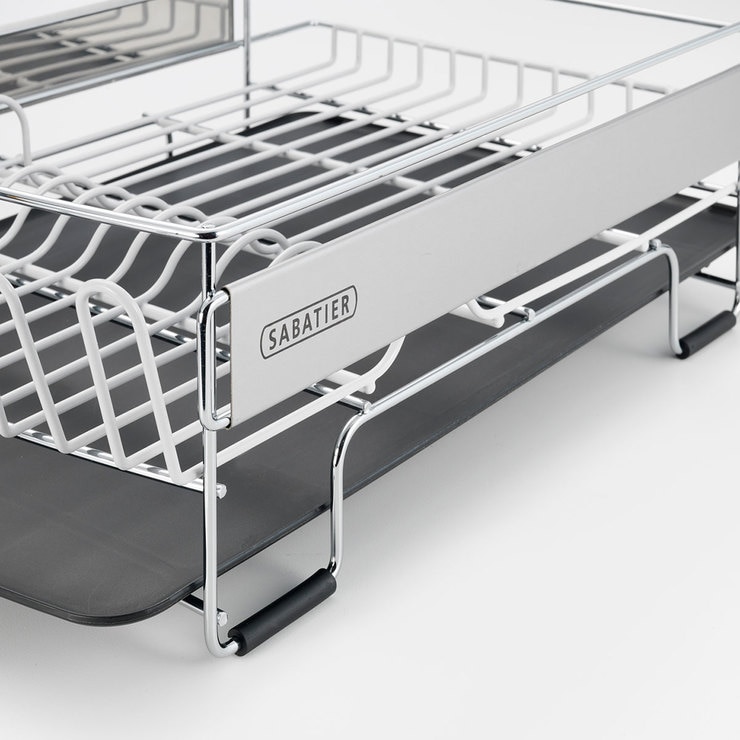 Sabatier Expandable Compact Dish Rack with Stemware Rack Costco UK