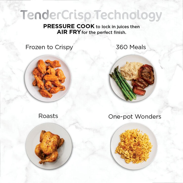 Ninja Foodi MAX 7 in 1 Multi-Cooker 7.5L OP450UK Functions