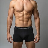 French Connection Men's Modal Boxer 5 Pack in Black