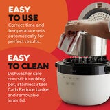 Lifestyle image showing easy to use and easy to clean Lifestyle image showing easy to use and easy to clean