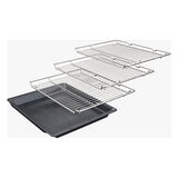 Bosch Series 6 MBA578BS7B Built In Double Electric Oven, A Rated in Silver