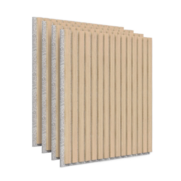 Artika Sonolok Acoustic Wall Panel Set in Oak & Grey, 4 Pack