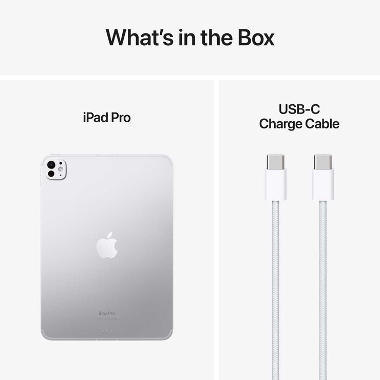 Apple iPad Pro 5th Gen 2024, 11 Inch, Nano-texture Glass WiFi&Cellular 2TB in Silver, MWRT3NF/A Apple iPad Pro 5th Gen 2024, 11 Inch, Nano-texture Glass WiFi&Cellular 2TB in Silver, MWRT3NF/A