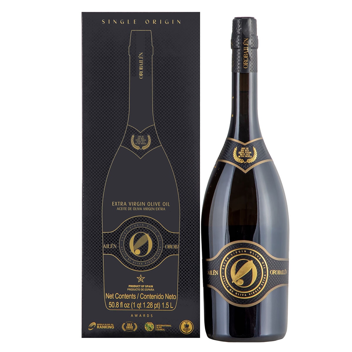 Oro Bailen Single Origin Extra Virgin Olive Oil Magnum, 1.5L