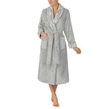 Carole Hochman Women's Plush Robe in Silver